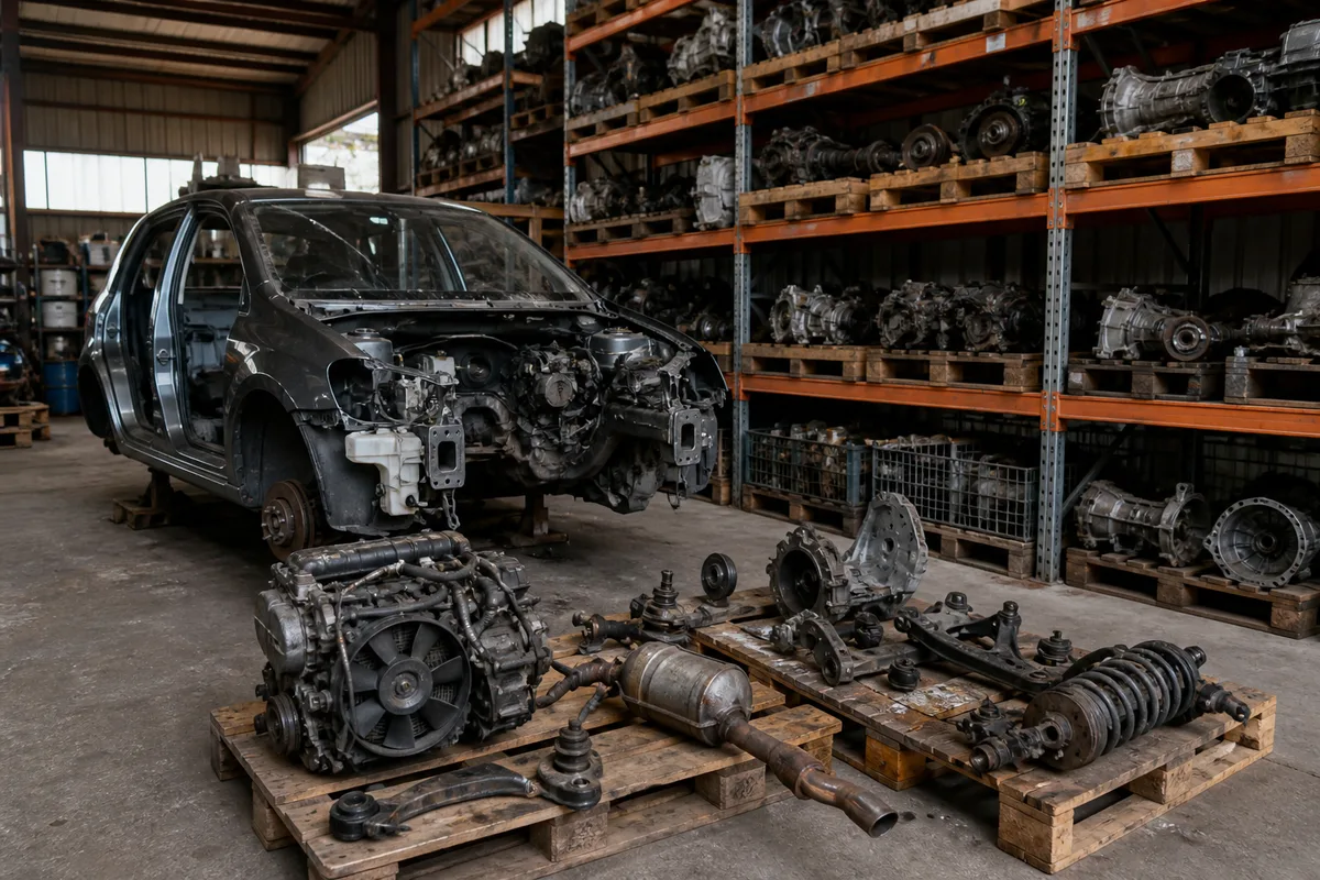 Vendre sa voiture pour pièces à une casse : ce qu'il faut savoir